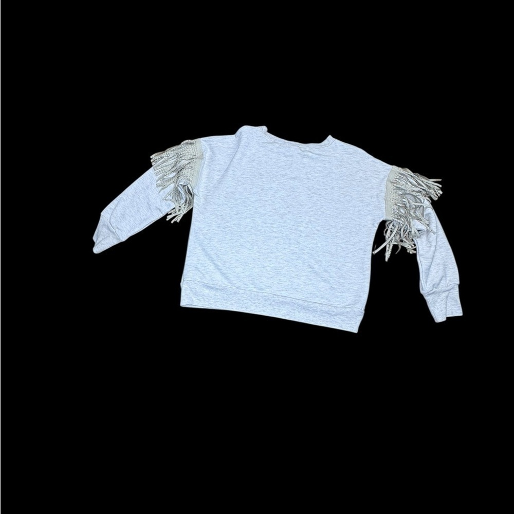 Honey & Sparkle fringe sleeve Sweatshirt k240